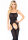 Suspender Bodystocking Black OS