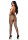 Fishnet Halter Bodystocking Black OS