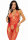 Net Suspender Bodystocking Red OS