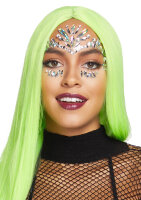 Iris Face Jewels Sticker Transparant