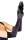 Extra Long Satin Gloves Black OS