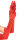 Extra Long Satin Gloves Red OS