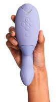Womanizer Duo 2 Druckwellenstimulator mit G-Punkt Vibrationsarm lila