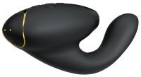 Womanizer Duo 2 Druckwellenstimulator mit G-Punkt Vibrationsarm schwarz