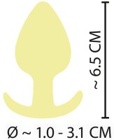 Cuties Plugs Yellow 3,1 cm