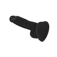 Strap-On-Me - Soft Realistic Dildo Black S - 17,1 cm