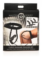 P-Spot Plugger Trainer Set Silicone 3 Piece Prostate Plug Set with Harness