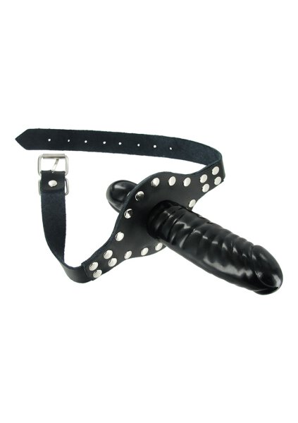 Strict Reite mich! Mundknebel Leder schwarz