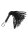 Strict Mini Leather Hand Flogger black