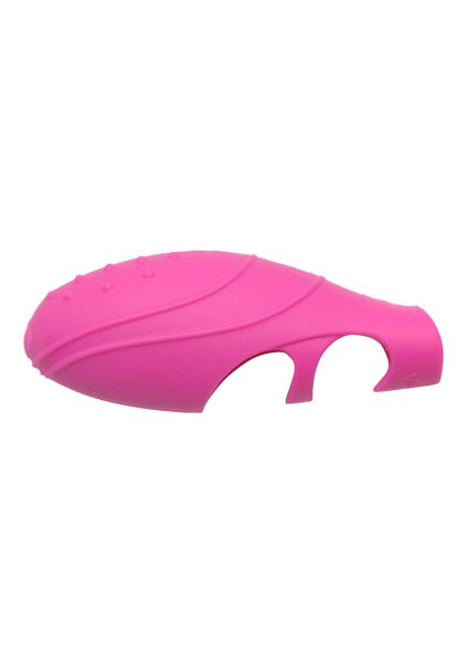Frisky Bang Her silicone G-spot finger vibrator pink