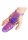 Frisky Double Finger Banger Vibrating G-Spot Glove purple