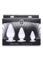 Triple Cones - Anal Plug Set - 3 piece