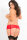 Crotchless Garter Thong Red, XL/2XL