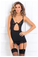 2Pc Take An Elle Chemise Set Black, M/L