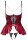 Shelf Bra Set red 75B/S