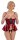 Shelf Bra Set red 75B/S