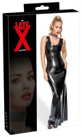 Bodenlanges Kleid aus Latex S - 2XL