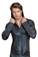 Herren Langarm-Shirt in Schlangenhaut-Optik S - XL