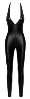 Jumpsuit mit Neckholder und Schlangenhaut-Optik S - XL
