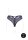 Claire Elastic Lace Brief Black Onesize - Queensize
