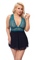 Babydoll petrol XL - 4XL