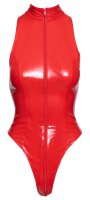 Vinyl Body Zip red S