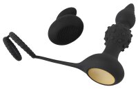 Rebel RC butt plug with Cock & Ball Rings