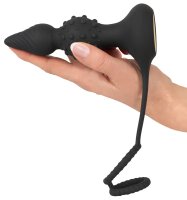 Rebel RC butt plug with Cock & Ball Rings