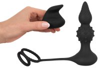 Rebel RC butt plug with Cock & Ball Rings