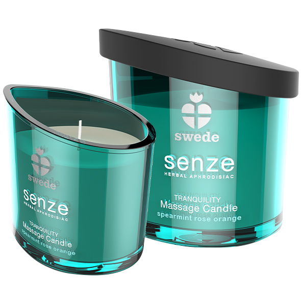 Swede - Senze Tranquility Massage Candle Spearmint Rose Orange 150 ml