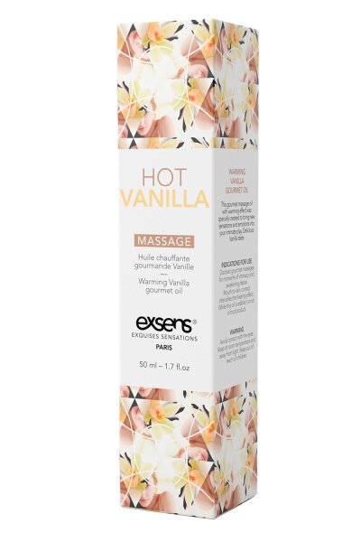 Exsens Warming Massage Oil Hot Vanilla 50ml