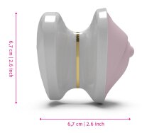 Mystim Hearts Desire layon vibrator rose