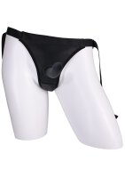 Doc Johnson strap-on harness with dildo 12.7 cm black