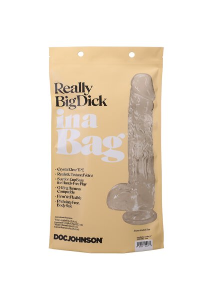 Doc Johnson Dildo 10 transparent 25 cm