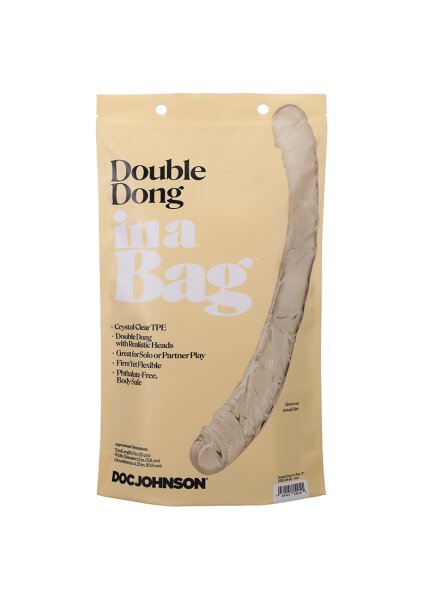 Doc Johnson double dong 13 transparent 33 cm
