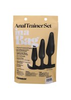 Doc Johnson Anal Plug Training Set different sizes black