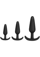 Doc Johnson Anal Plug Training Set different sizes black