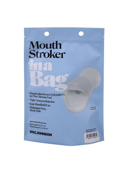 Doc Johnson Mouth Stroker Masturbator transparent