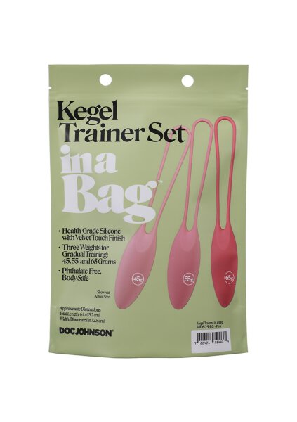 Doc Johnson Pelvic Floor Kegel Trainer Set pink