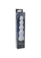 Doc Johnson Ribbed Vibe - 7 white 18 cm