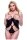Baci Peekaboo Crisscross Teddy Black M/L