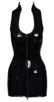Lack Minikleid mit geschnürtem Rücken S - XL