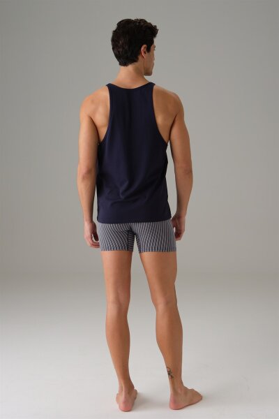 Doreanse Herren Baumwolle Schwimmer Sport Tank Top Black XXL