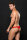 Microfiber Lowrise Zip Thong Red S/M - L/XL