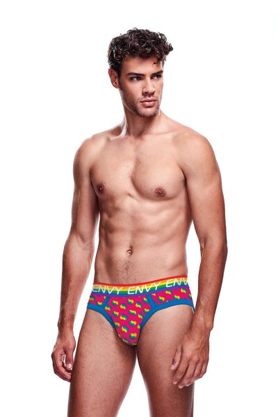 Rainbow Hearts Brief, S/M