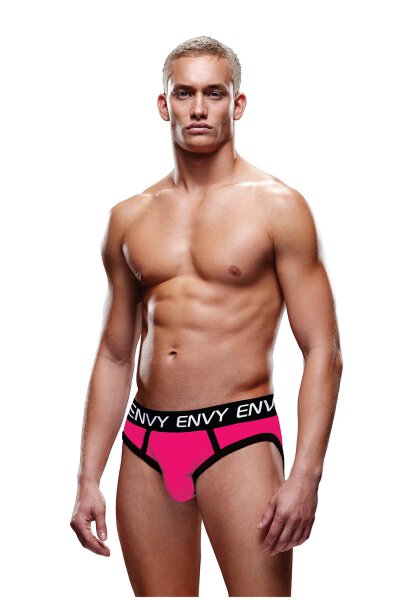 Solid Envy Jock Pink Black S/M - L/XL