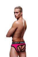 Solid Envy Jock Pink Black S/M - L/XL