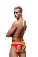Solid Envy Jock Pink Yellow S/M - L/XL