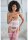 Lace Cincher With G-String - Pink - S/M