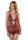 Lace Chemise with G-String - Burgundy - S/M